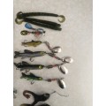 Fishing lures and spinners