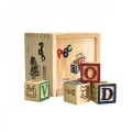 27 -Piece Educational Wooden ABC Blocks