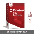 McAfee Total Protection1 1 year 1 devices