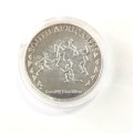 1 Oz Silver 1995 Rugby Coin #0025