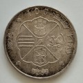 1966 Silver 100 Pesetas Spain #C0061