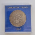 1968 Gibraltar Crown in Perspex Case #C0105