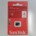 SanDisk 4GB Micro SDHC Card #O0038