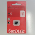SanDisk 8GB Micro SDHC Card #O0039