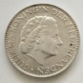 1957 One Gulden Netherlands  #C0144