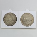 1947 and 1948 5 Shillings in Flip #C0147