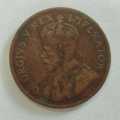 1929 One South African Penny #C0169