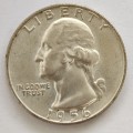 1956 US Silver Quarter Dollar `D` Mintmark #C0164
