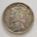1944 US Silver Dime #C0165