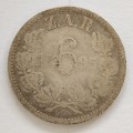 1895 ZAR 6 Pence  #C0175