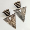Drop and Dangle Triangle Earrings #O0127