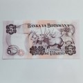 5 Pula Botswana Bank Note #N0037