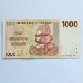 1000 Dollars Zimbabwe #N0043