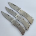 Set of Three Torro Surgical Steel Pocket Knives  #O0148