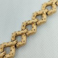 Gold Woven Link Bracelet  #O0158