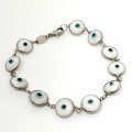 Silver Evil Eye Bracelet #S0004