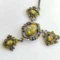 Green Chandelier Necklace #O0183