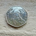 British 2017 Benjamin Bunny 50 pence.