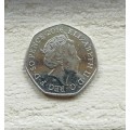 British 2016 Mrs. Tiggy Winkle 50 pence.
