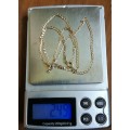9 Ct Gold necklace. 2.49 grams.
