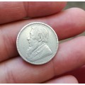 ZAR Paul Kruger 1896 sterling silver one shilling.