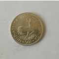 South Africa 1963 silver 50 Cent