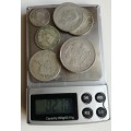 South Africa collection of 80% silver coins. Some good. 82.7 grams.