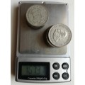 South Africa collection of 15 Two Shillings. 167.37 grams.