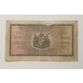 South Africa 5 April 1943 Postmus one pound bank note.