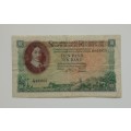 SOUTH AFRICA M.H. DE KOCK OLD R10 BANK NOTE.