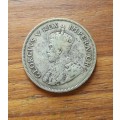 South Africa 1934 Silver half crown.