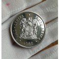 South Africa 1989 Silver Proof one rand.