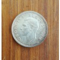 South Africa 1948 Silver 5 Shillings. Great condition.