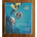 Nelson Mandela 2000 UNC/PROOF R5 in CD Cover.