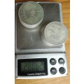 South Africa collection of 21 (80% Silver) Half Crowns. 288.62 grams.