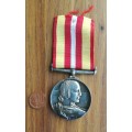 Great Britain 1932 Silver Red Cross Medical Voluntary Inter war Service Medal. J.A JOEL