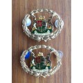 South Africa Police Warrant Officer Rank Badges.