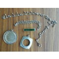 Collection of old silver jewelry pieces. 28.82 grams.