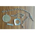 Collection of old silver jewelry pieces. 28.82 grams.
