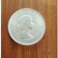 South Africa 1954 Silver 5 Shillings. Good condition. Rare date.