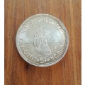 South Africa 1952 Silver 5 Shillings. Good condition.