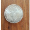 South Africa 1952 Silver 5 Shillings. Good condition.