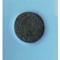 Hungary 1563 Silver Madonna and Child Denar Coin. AU58