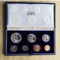 South Africa 1966 Silver one Rand Proof set.