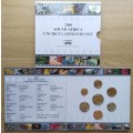 South Africa 2006 UNC Coin Set.