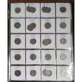 Collection of 102 Republic of South Africa coins with album. ( R 252 in valid currency)