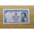 Rhodesia 1st June 1966 Old Ten Shillings Bank Note. (059)