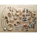 Large collection of Vintage and Costume Jewelry e J