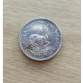 South Africa 1947 Silver Proof 5 Shillings.