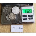 Collection of 19 Silver Republika Portuguese Coins.